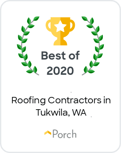 Award for Best Roofing Contractor in Tukwila, WA