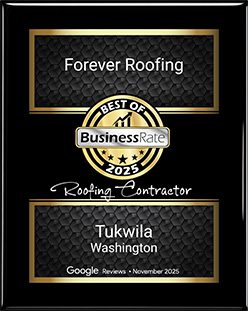 Award for Best Roofing Contractor in Tukwila, WA