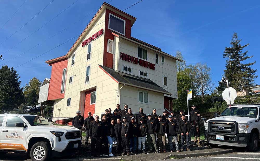 roofing crew of forever roofing in tukwila washington